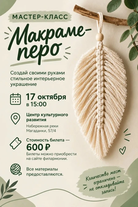 «Макраме-перо»